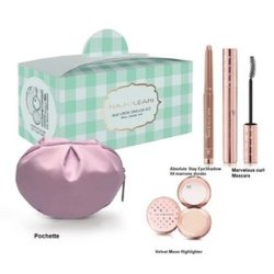 Najoleari Macaron Dream Kit Mascara Eyeshadow Highlighter Free Pouch