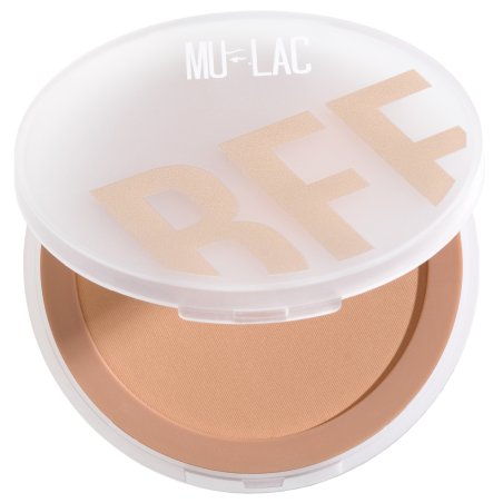 Mulac Cosmetics Bff Pressed Powder poudre de visage 7,5 g 03 Dark