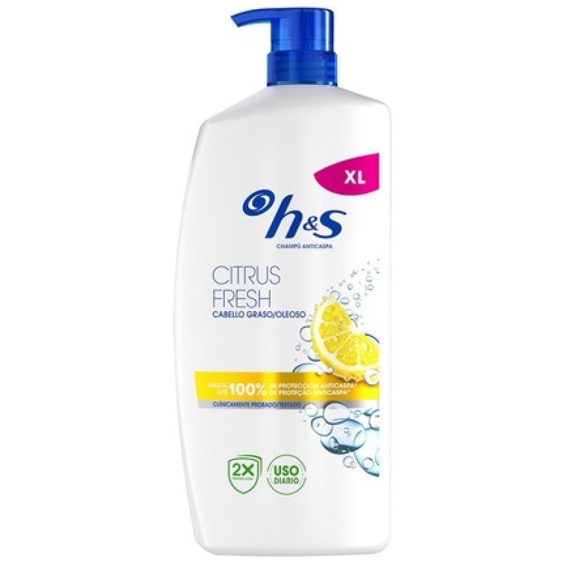 H&S Citrus Antidandruff Shampoo 800 Ml Bottle