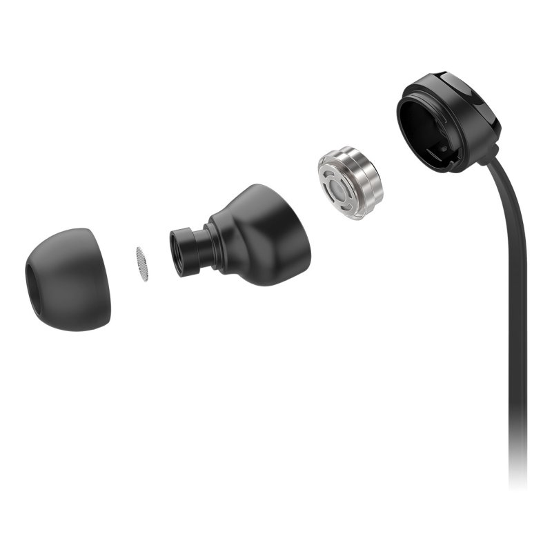 Motorola EARBUDS3CS headphones/headset Wired In-ear Calls/Music USB Type-C Black