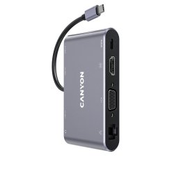 Canyon Hub DS-14 8-in-1 4K USB-C gray