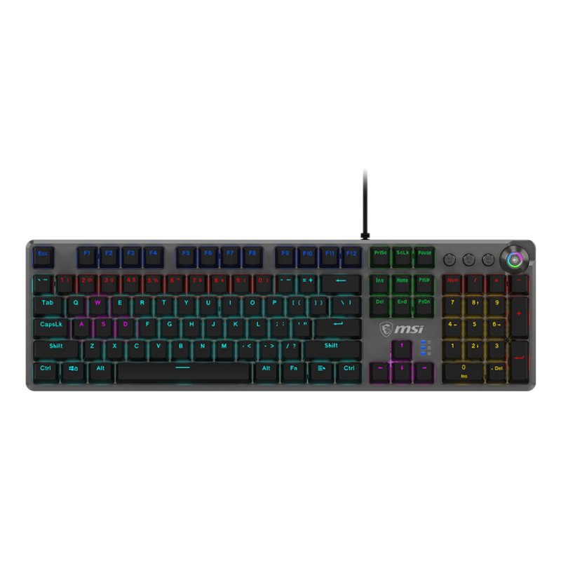 MSI FORGE GK310 Wired Keyboard RED US