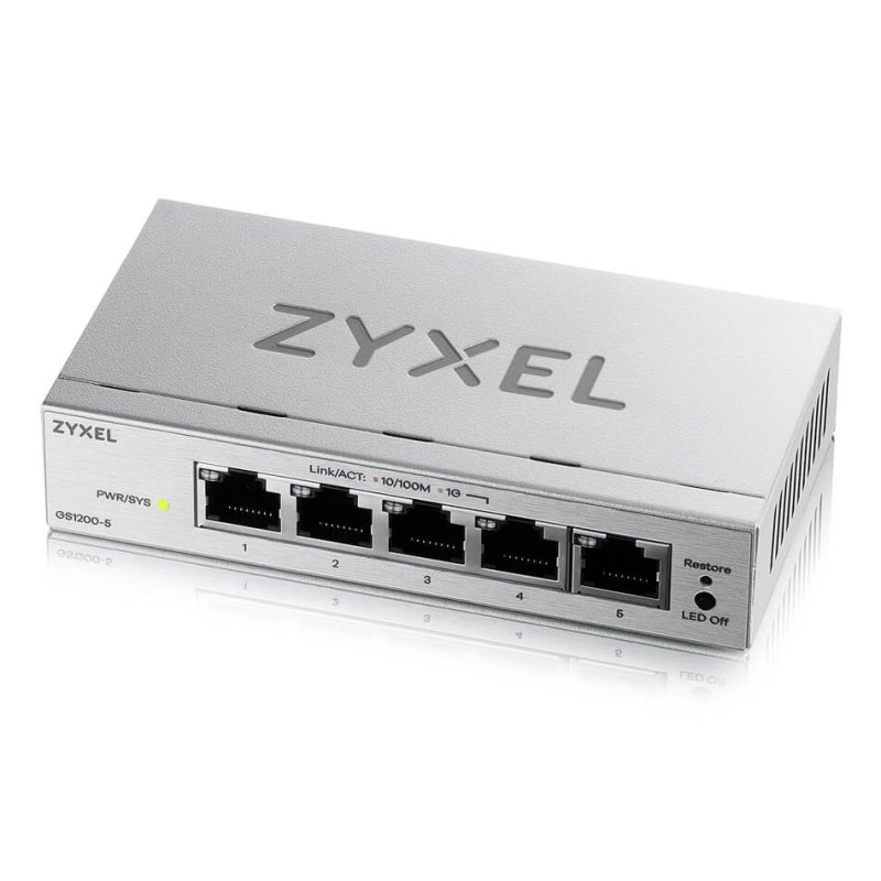 Zyxel GS1200-5v3 Smart Managed Switch 5x Gigabit Ethernet