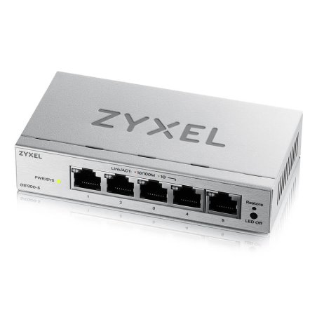 Zyxel GS1200-5V3 Managed L2 Gigabit Ethernet (10/100/1000) Desktop Grey
