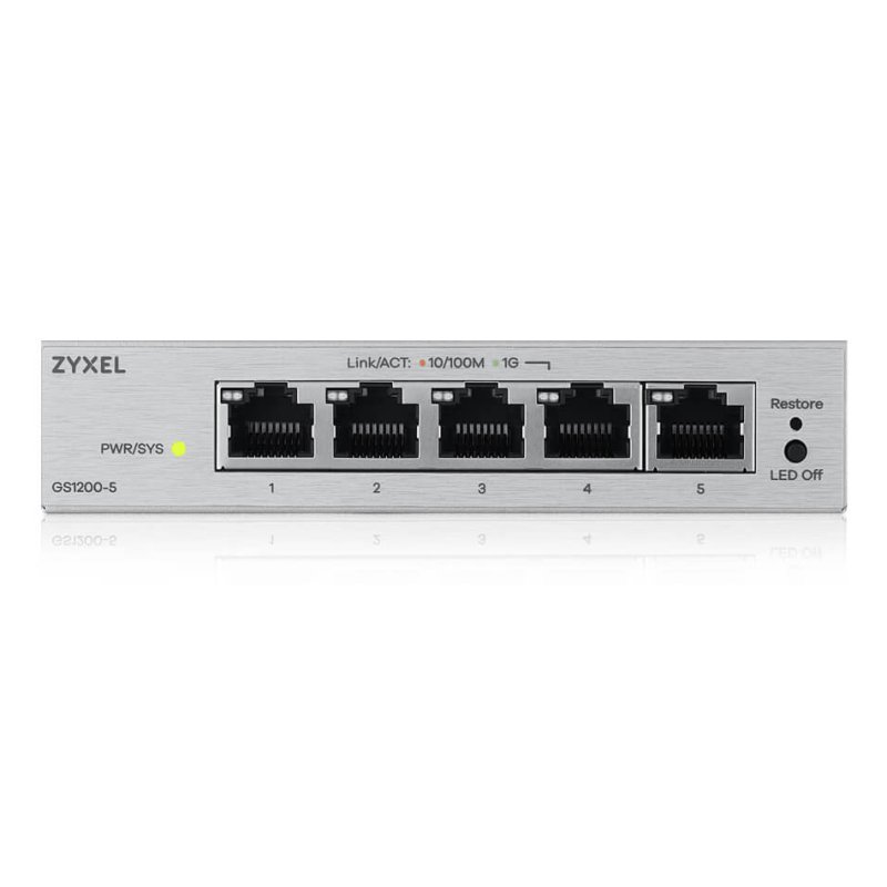 Zyxel GS1200-5v3 Smart Managed Switch 5x Gigabit Ethernet