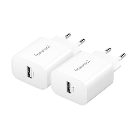 Intenso Adaptateur secteur W5A Pack de 2, 5W, blanc