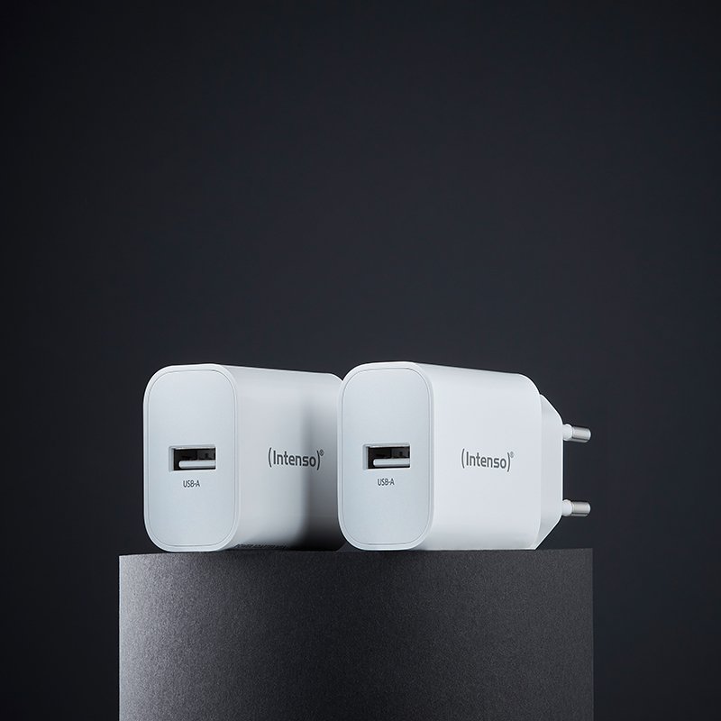 Intenso Power Adapter W5A Double Pack, 5W, White
