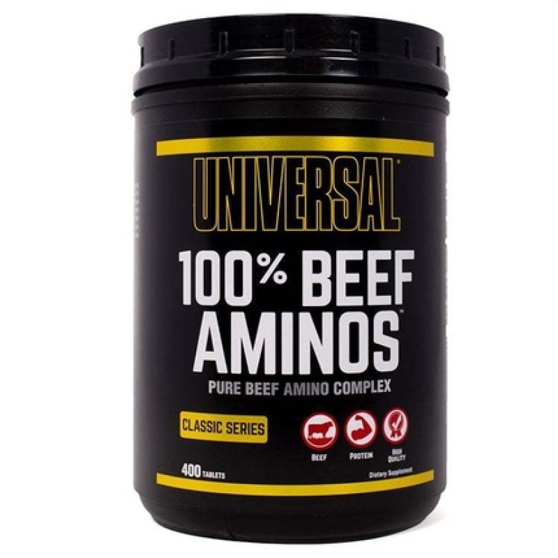 Universal Nutrition 100 Beef Aminos 400 Tablets