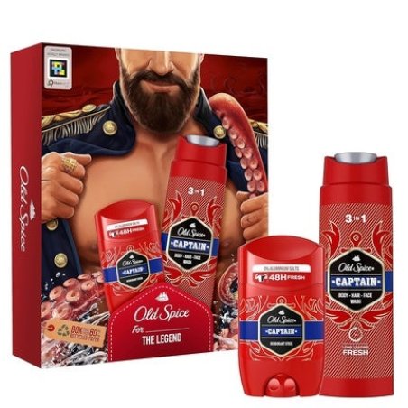 Old Spice Captain Gift Set 3x A Perfect Gift For Men