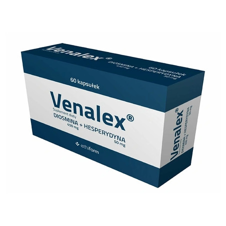 Venalex 500 60 Tablets Diosmin 450mg And Hesperidin 50mg