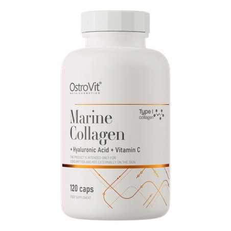 Ostrovit Marine Collagen Hyaluronic Acid Vitamin C 120 Capsules