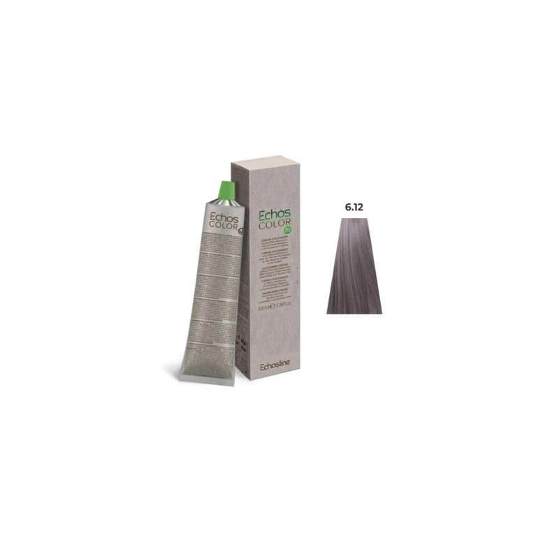 Echosline Cream Color 612 Cold Dark Iris Blonde 100ml
