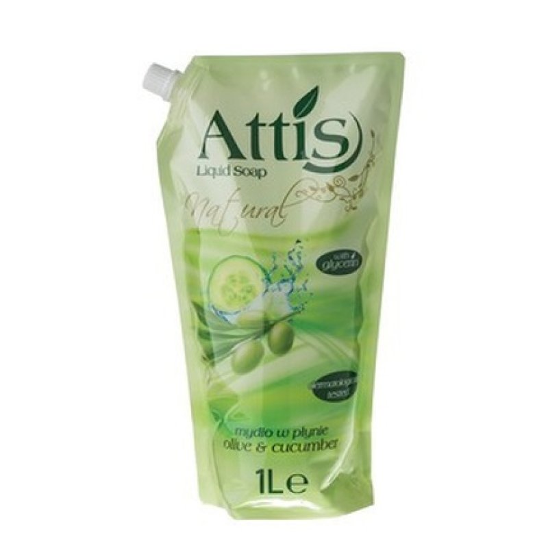 Attis Olive & Cucumber Liquid Soap 1L