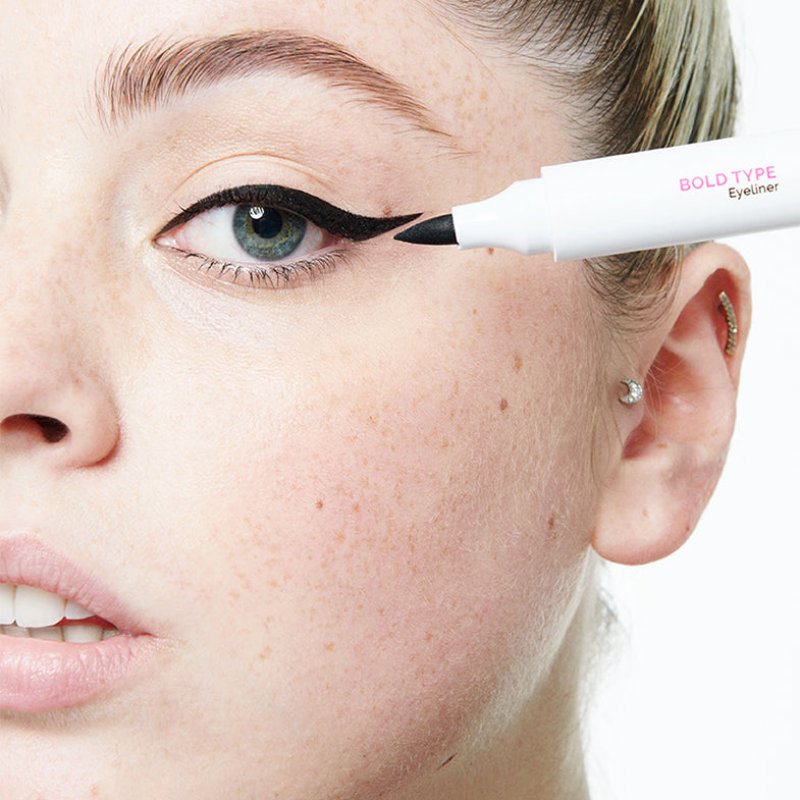 Overskin Bold Type Waterproof Eyeliner Black