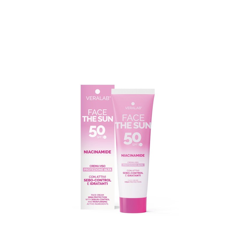 Veralab Face The Sun Niacinamide SPF50 Sunscreen cream 50 Adults