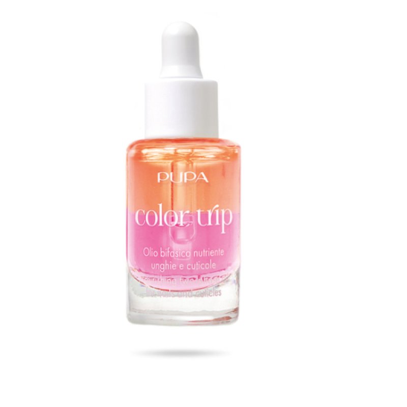 PUPA Milano Color Trip Nourishing two-phase oil for nails and cuticles produit de soin des cuticules 8 ml