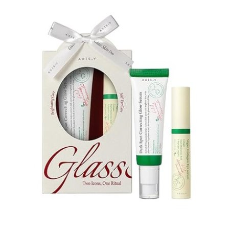 Axeisy Glass Skin Duo Set Glow Serum And Eye Serum
