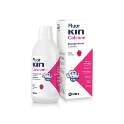 Kin Kin Fluorkin Calcium Mouthwash Strawberry Flavor 500ml