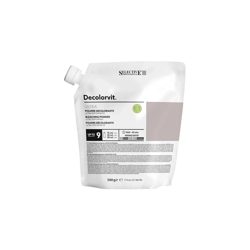 Selective Professional Decolorvit Ultra Bleaching Powder 9 Tones 500g