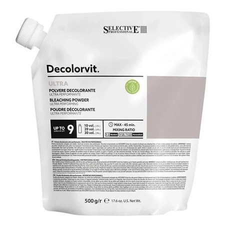 Selective Professional Decolorvit Ultra Bleaching Powder 9 Tones 500g