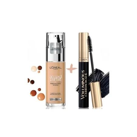 L'Oreal Accord Parfait Foundation 35d35w Voluminous X5 Mascara