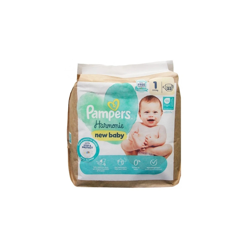 Pampers New Baby Harmonie Size 1 23 Diapers 25 Kg