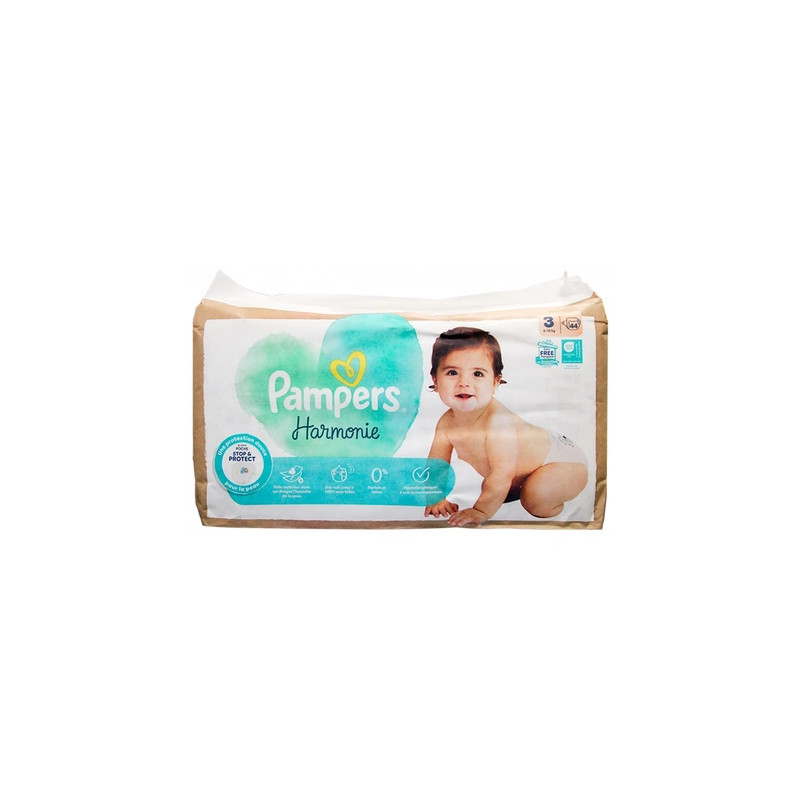 Pampers Harmonie Size 3 44 Diapers 610 Kg