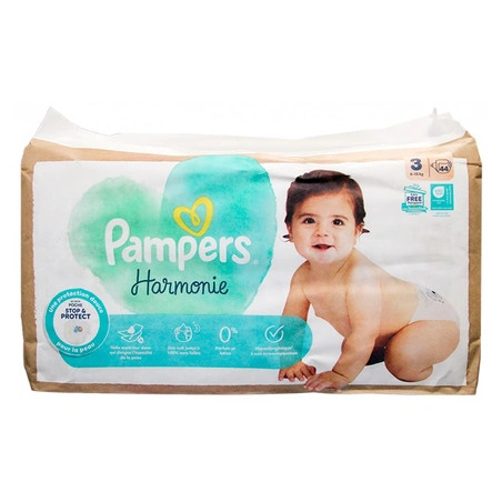 Pampers Harmonie Size 3 44 Diapers 610 Kg