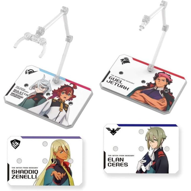 GUNDAM WITCH FROM MERCURY-Action Base 6 Sticker Set (Clear) -Model Kit