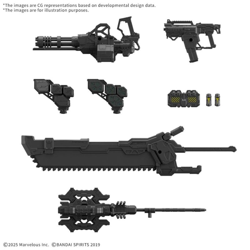 DAEMON X MACHINA - 30MM Parts Set TS Weapon Set 1 - Model Kit