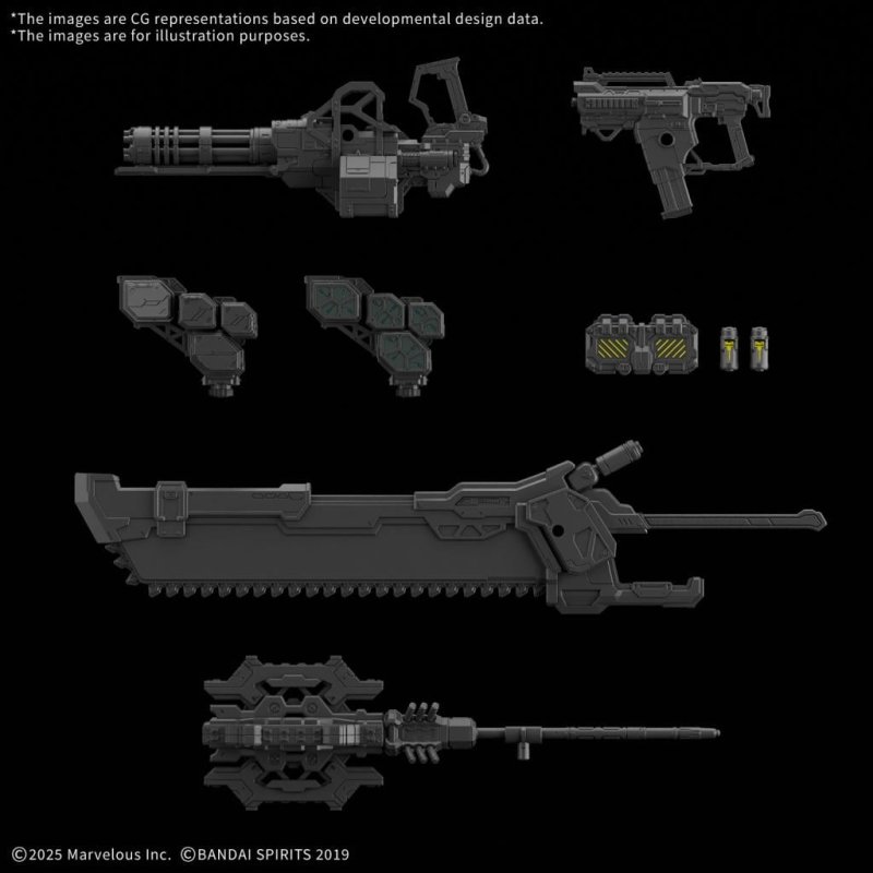 DAEMON X MACHINA - 30MM Parts Set TS Weapon Set 1 - Model Kit