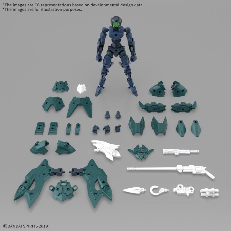 30MM - 1/144 EXM-A9p Spinatio (Pirate Type) - Model Kit