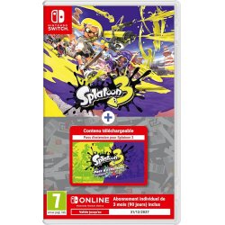 Splatoon 3 Pass d'Extension Abonnement de 3 mois Nintendo Switch Online