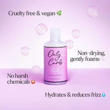 Only Curls All Curl Cleanser Sulphate-Free Curly Hair Care Shampoo 300ml