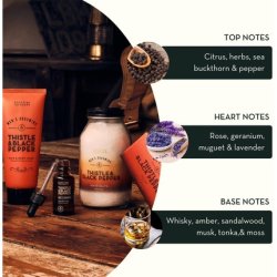 Scottish Fine Soaps Men's Grooming Thistle & Black Pepper Shave Soap & Bowl