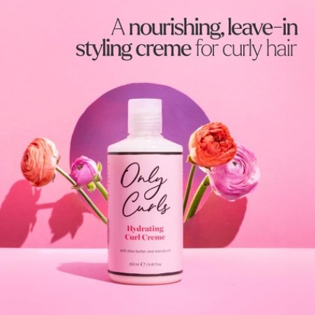 Only Curls Hydrating Curl Creme 250ml Curly Hair Product Curl Enhancer
