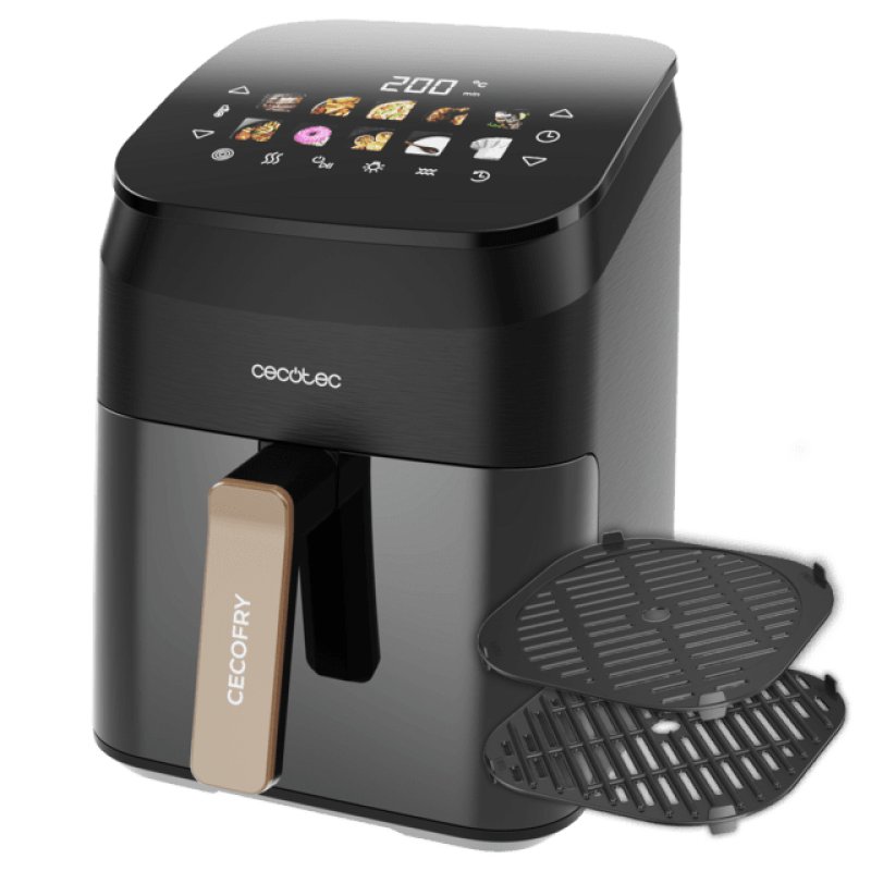 Cecotec Cecofry&Grill Smokin' 4500 Single 4.5 L 1900 W Hot air fryer Black, Brown