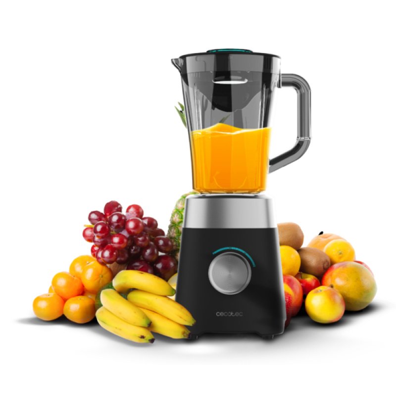 Cecotec Power Black Titanium 1300 MAX 1.5 L Tabletop blender 1300 W Black, Grey