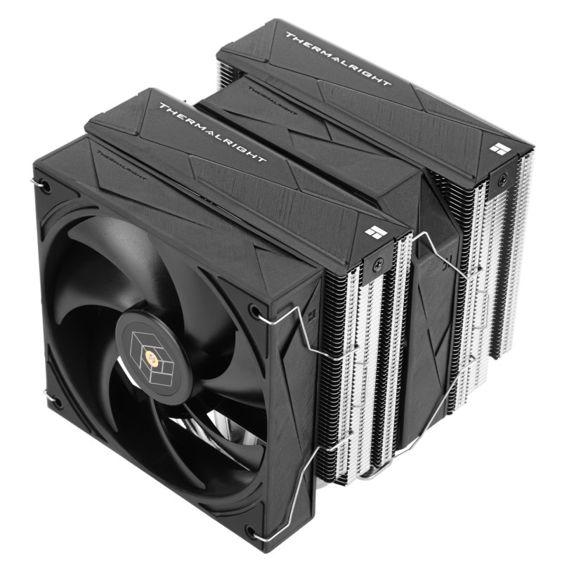 Thermalright Royal Pretor CPU-Kühler, Dual Tower - 120mm und 130mm, schwarz
