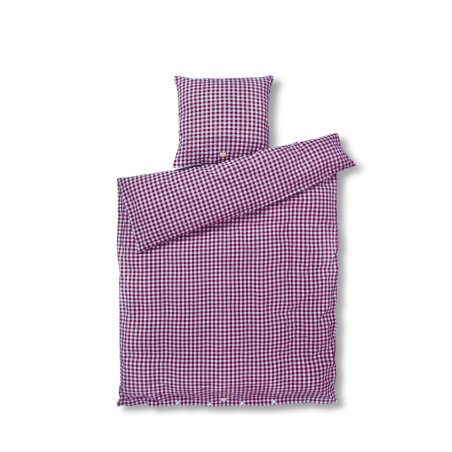 Juna - Bæk&Bølge Bed linen - Fuchsia/Mint - 140x220 cm