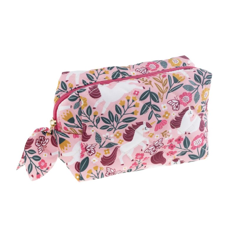 Tinka - Toiletry Bag Pink w/Unicorn