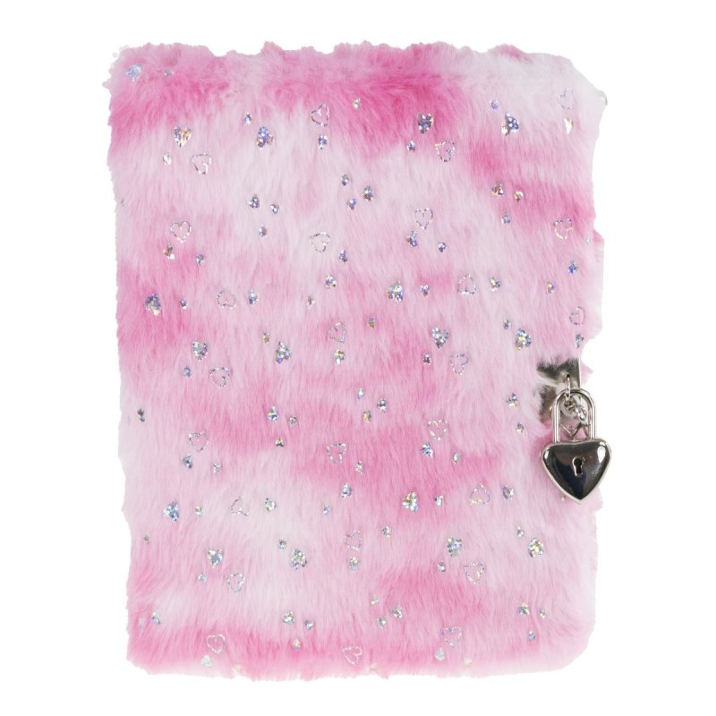 Tinka - Diary Pink Plush w/Hearts w/Lock