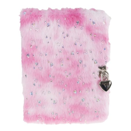Tinka - Diary Pink Plush w/Hearts w/Lock