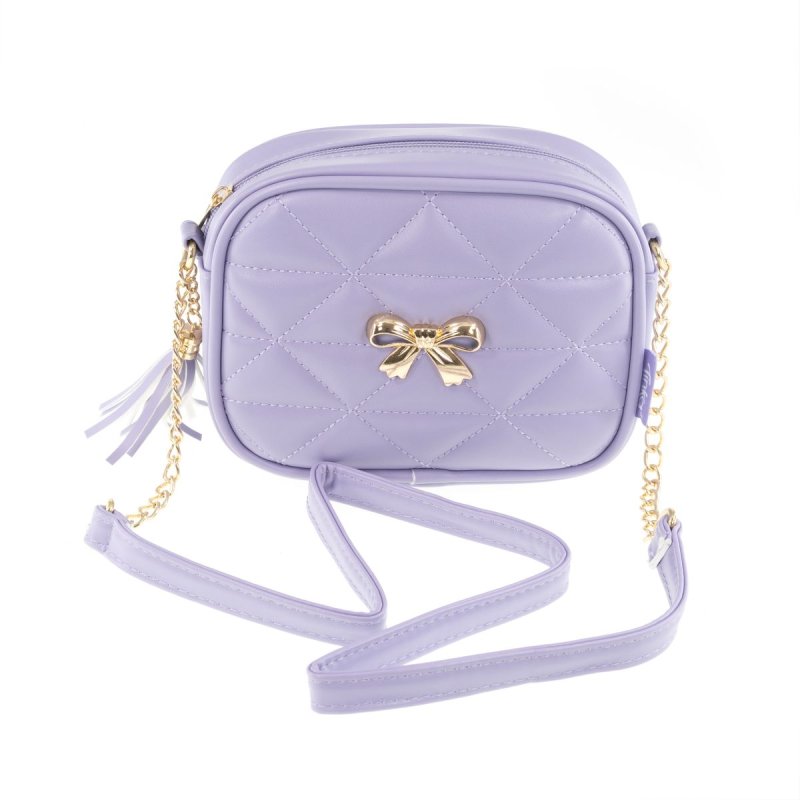 Tinka - Bag Purple w/Gold Bow Pretty Purse