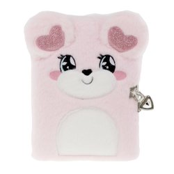 Tinka - Diary Plush Teddy Bear w/Heart Ears