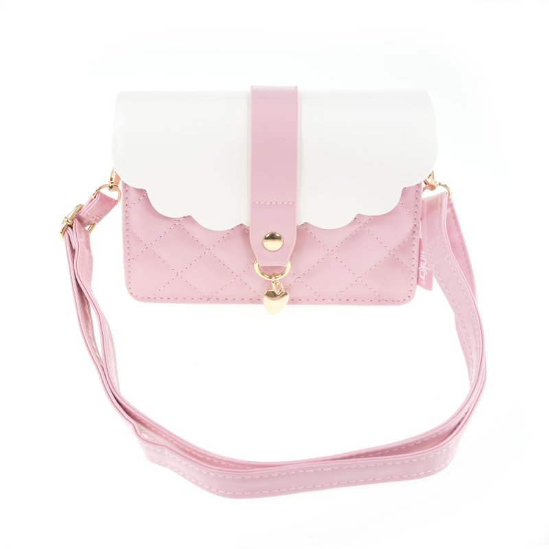 Tinka - Pretty Purse - Pink/White