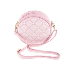 Tinka - Round Pink Bag w/Beads