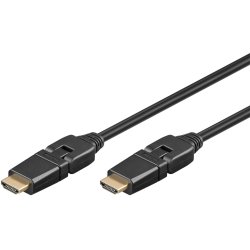 Goobay 61289 HDMI cable 3 m HDMI Type A (Standard) Black