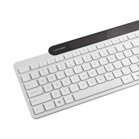 Lenovo Bluetooth-Tastatur mit Selbstladefunktion (weiß)
