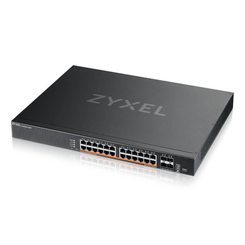 Zyxel XMG2230-28HP Managed Switch 24x 2.5 Gigabit Ethernet (PoE , max. 700W), 4x 10G SFP 